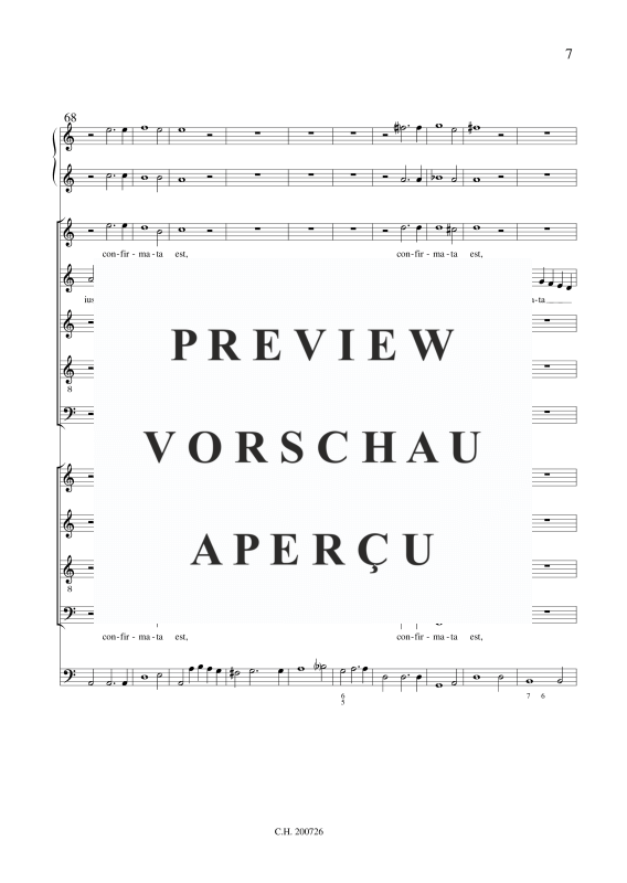 gallery: Laudate Dominum , , (2 Chöre 9-stimmig, 2 Violinen und BC)