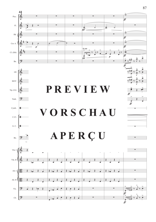 Product gallery: Page 84 of 90 Concerto for Bassoon and Orchestra , , (Bassoon solo +orchestra)