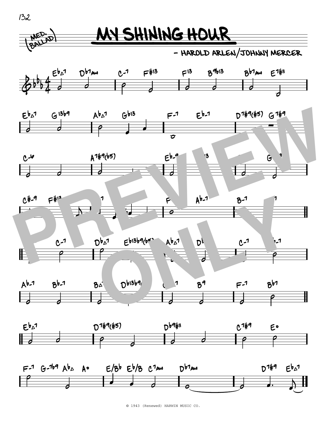 Product picture to: My Shining Hour (arr. David Hazeltine)