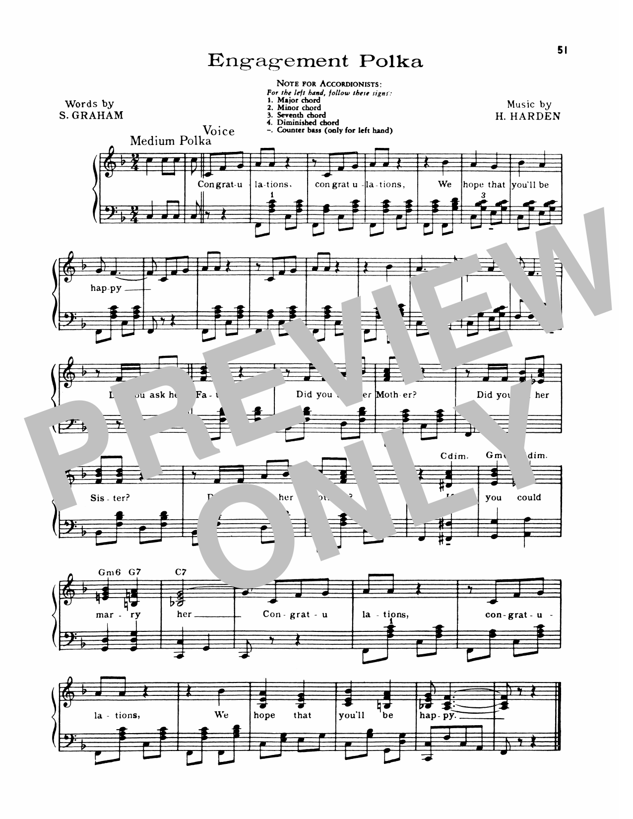 Produktgalerie: Seite 1 von 1 Engagement Polka, Lawrence Welk, Klavier