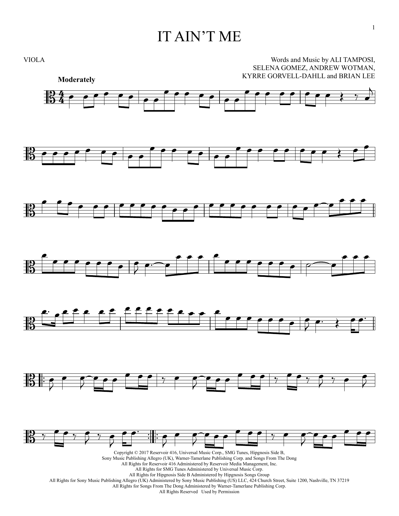 Product gallery: Page 1 of 1 It Ain't Me, Kygo and Selena Gomez