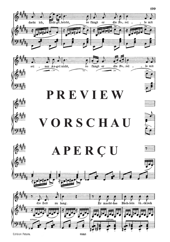 gallery: Die Forelle D.550 , , (Gesang mittel + Klavier)