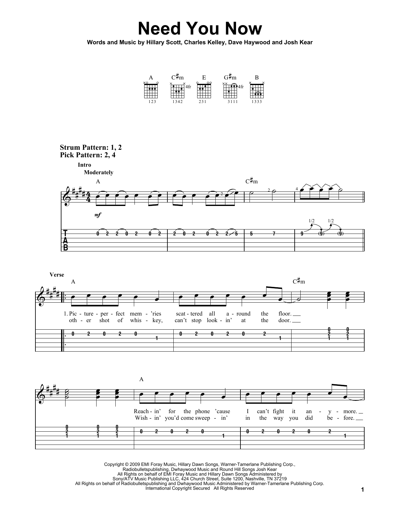 Product gallery: Page 1 of 1 Need You Now, Lady A