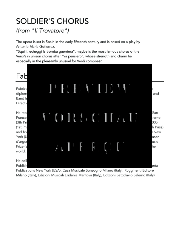 Produktgalerie: Seite 4 von 11 Soldier´s Chorus, , (Trompete in B und Klavier)