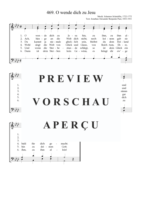 Produktbild zu: O wende dich zu JesuJohannes Schmidlin