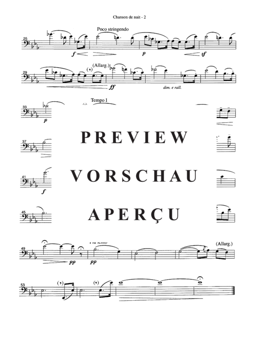 gallery: Chanson de Nuit , , (Euphonium + Klavier)