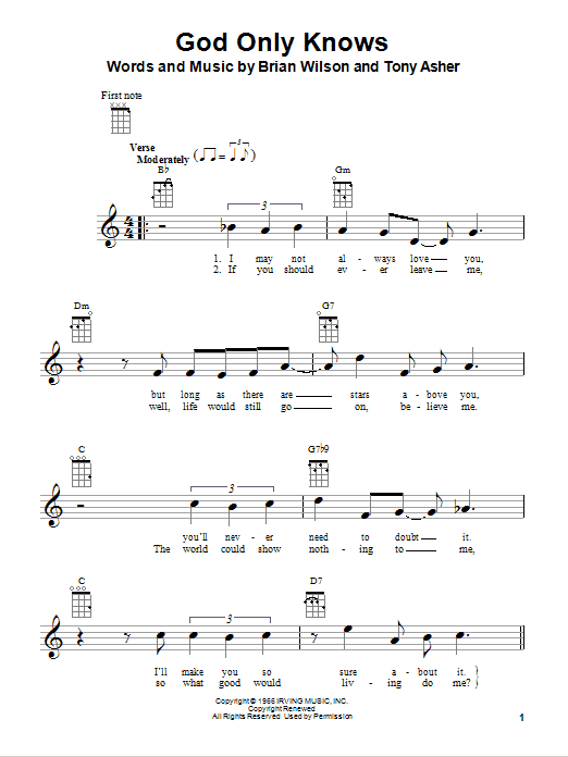 Product gallery: Page 1 of 1 God Only Knows, The Beach Boys