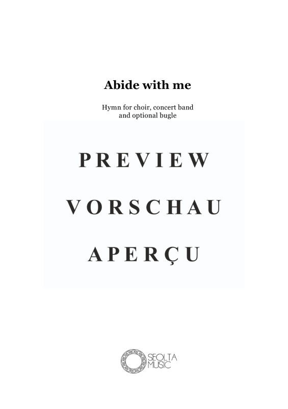 Produktgalerie: Seite 4 von 11 Abide with me, , Gemischter Chor und Concert Band