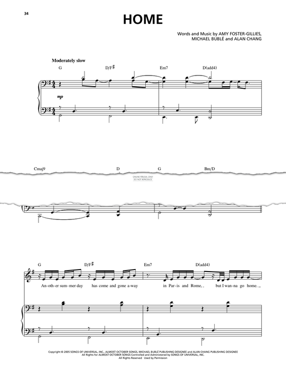 Produktgalerie: Seite 1 von 1 Home, Michael Bublé, Gesang, Gitarre, Klavier