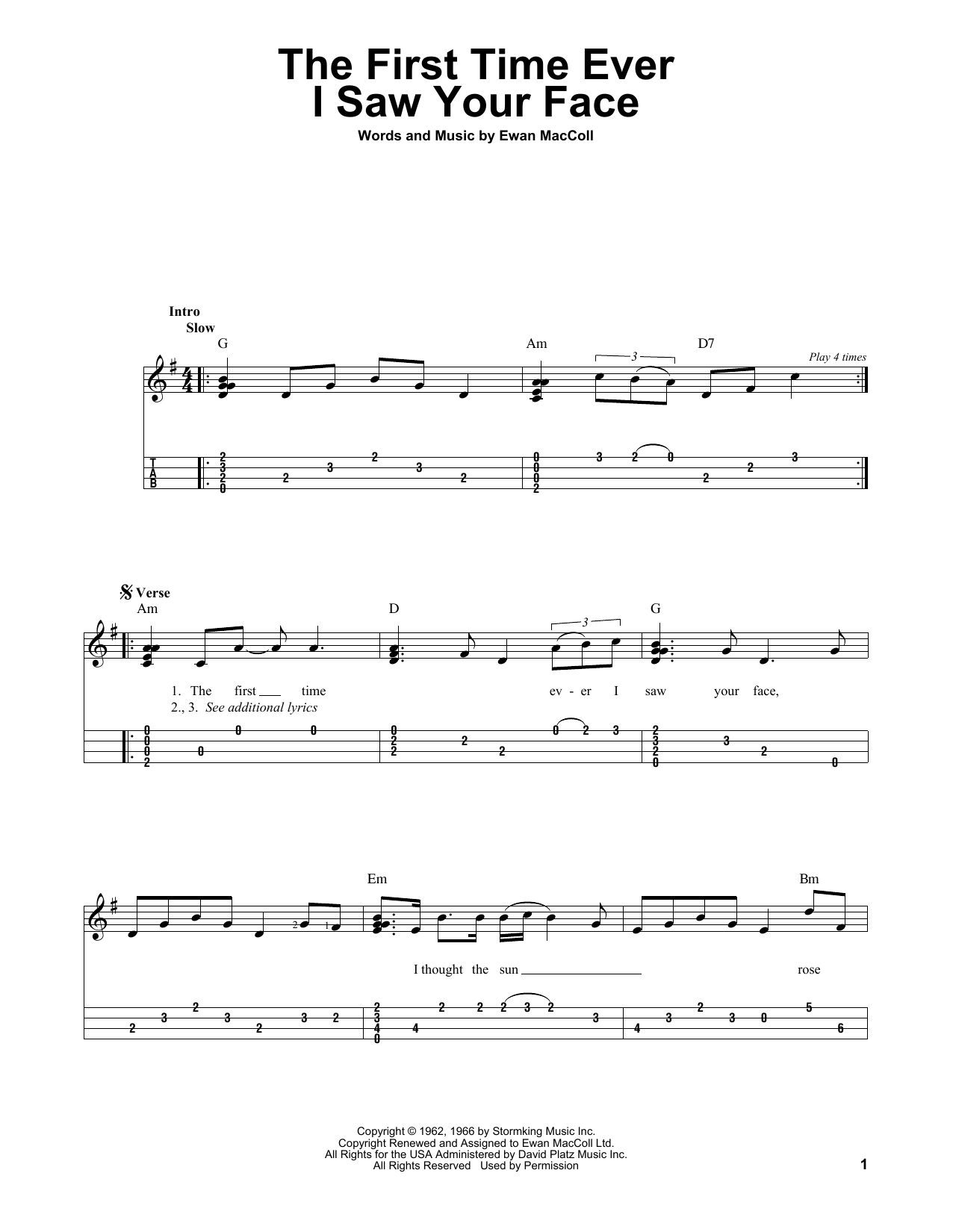 Produktgalerie: Seite 1 von 1 The First Time Ever I Saw Your Face, Roberta Flack, Ukulele