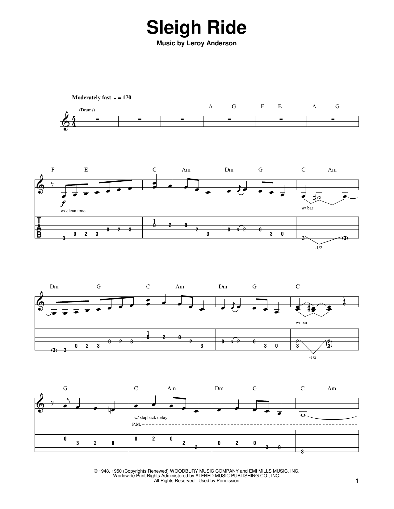 Product gallery: Page 1 of 1 Sleigh Ride, Leroy Anderson