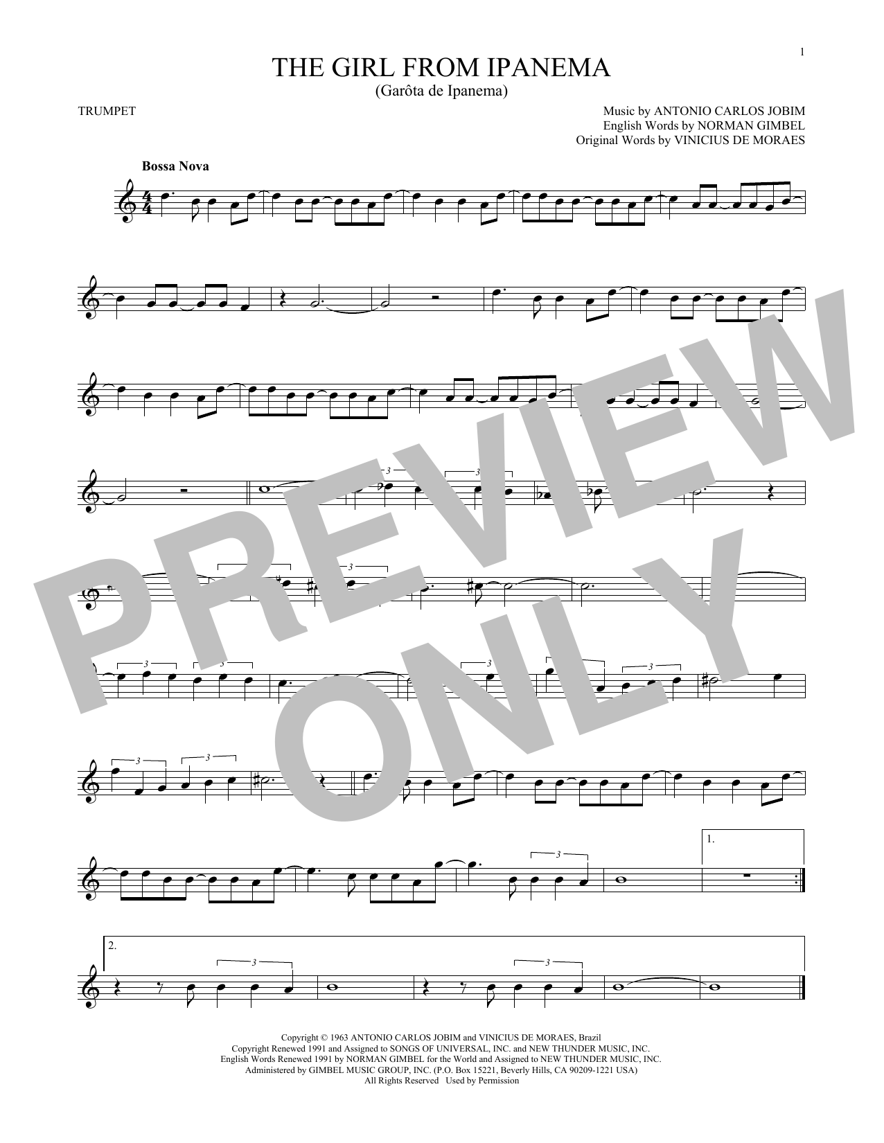 Product gallery: Page 1 of 1 The Girl From Ipanema, Antonio Carlos Jobim