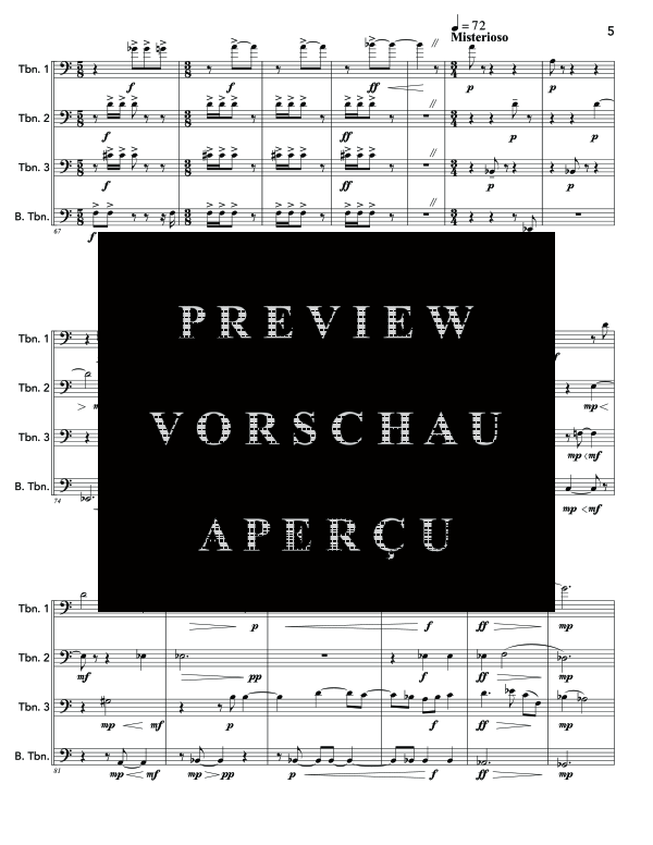 Product gallery: Page 9 of 11 Diasphere, , (Trombone quartet)