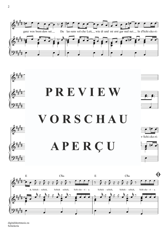 Produktgalerie: Seite 9 von 11 Schickeria, Spider Murphy Gang, Klavier, Gesang & Akkorde