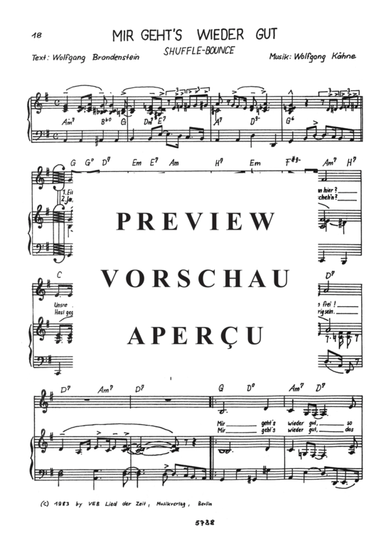 Product gallery: Page 21 of 21 Eine Welt ohne dich , , Piano and Voice