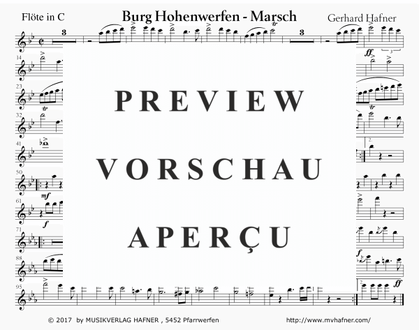 Product gallery: Page 10 of 11 Burg Hohenwerfen-Marsch, , (large wind orchestra)