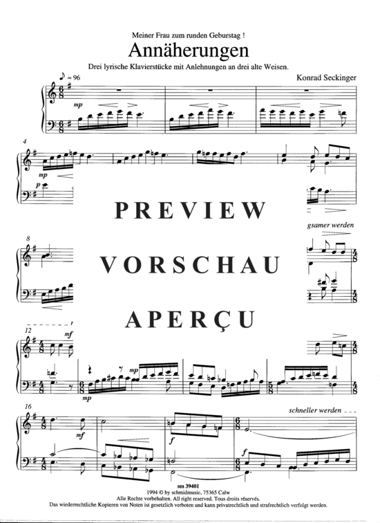 Product gallery: Page 3 of 12 Annäherungen , , Piano Solo