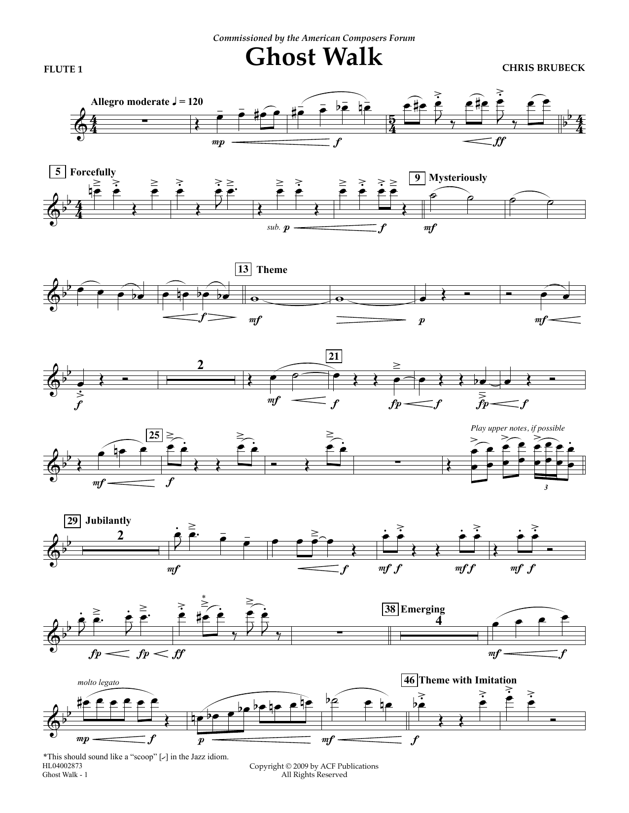 Product picture to: Ghost Walk - Flute 1
