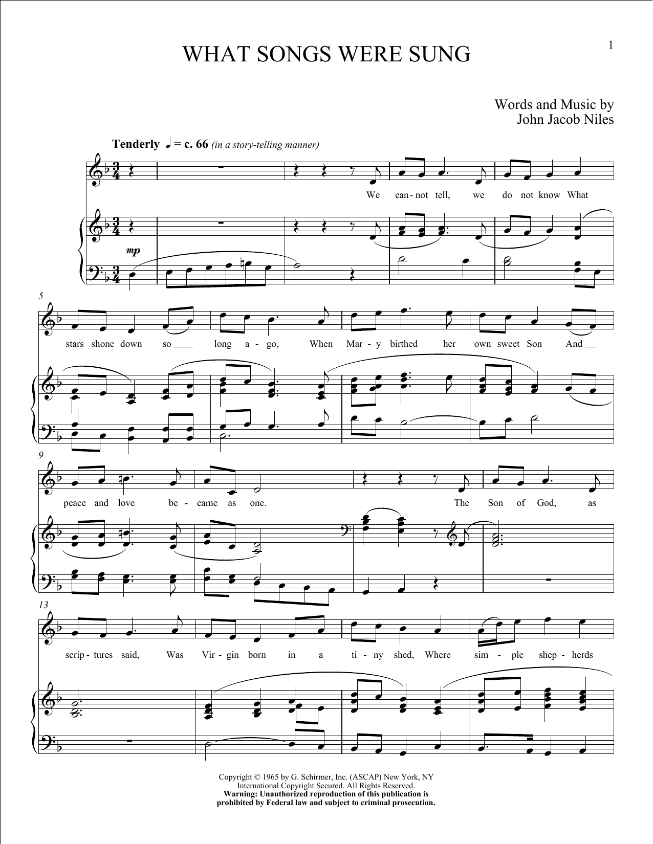 Produktbild zu: What Songs Were Sung