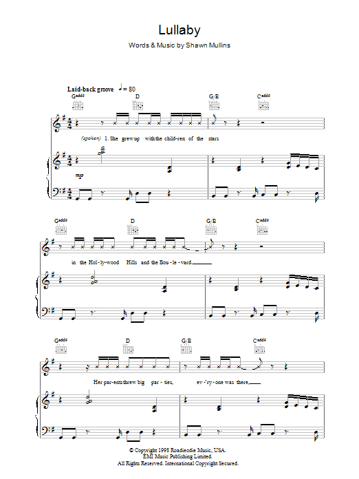 Product picture to: Lullaby