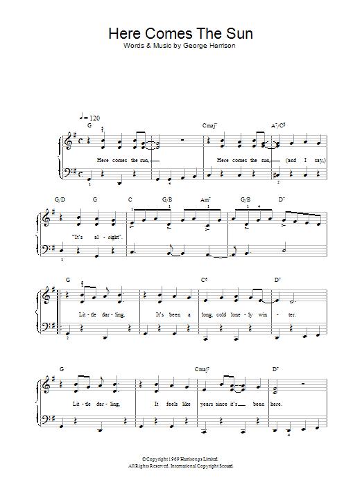 Produktbild zu:  Here Comes The Sun - The Beatles