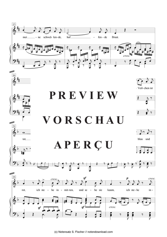 Product gallery: Page 3 of 4 Das erste Veilchen , , Piano and Voice