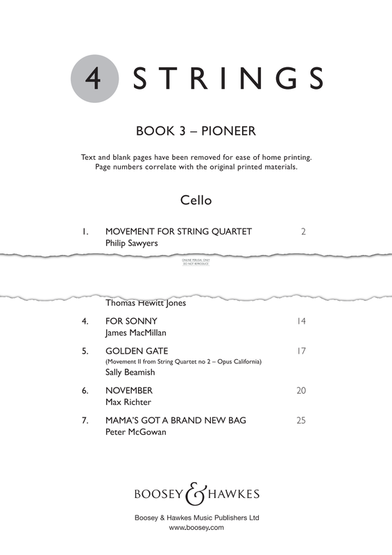 Produktgalerie: Seite 1 von 1 4 Strings Book 3 - Pioneer, Various, Violoncello