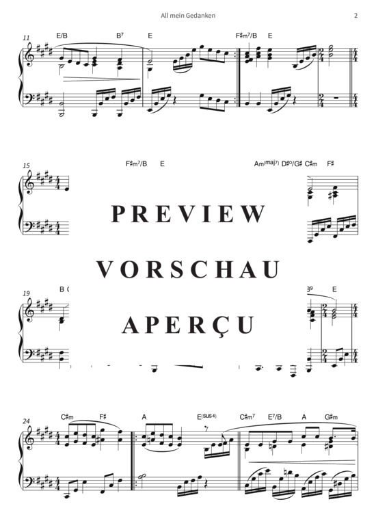 Product gallery: Page 5 of 6 All mein Gedanken - aus dem Lochamer Liederbuch , , Piano Solo