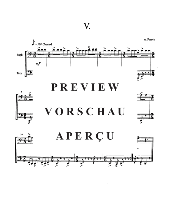 Product gallery: Page 16 of 18 Seven Miniatures , , (Duet for euphonium + tuba)
