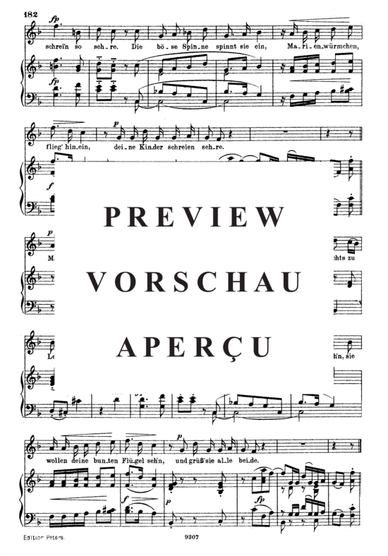 Product gallery: Page 3 of 3 Marienwürmchen Op.79 No.14, , High Voice and Piano