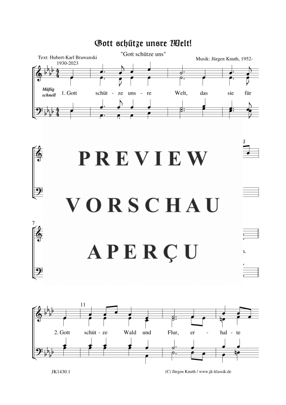 gallery: Gott schütze unsere Welt!, , Gemischter Chor