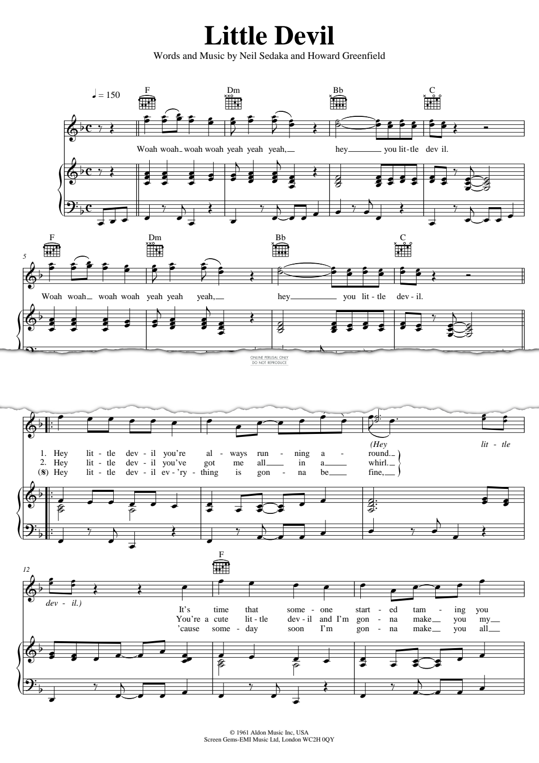 Product gallery: Page 1 of 1 Little Devil, Neil Sedaka