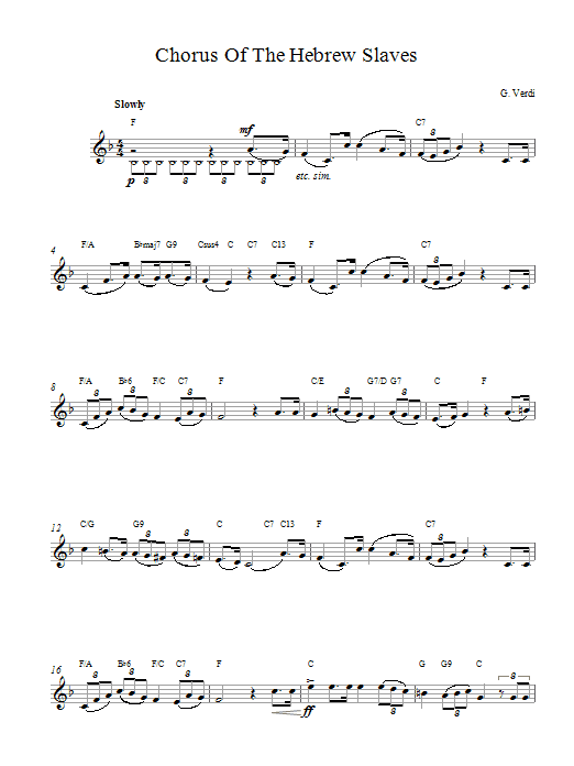 Product picture to: Chorus Hebrew Slaves