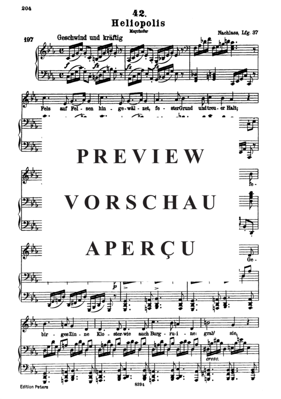 Product gallery: Page 2 of 4 Heliopolis D.754, , High Voice and Piano