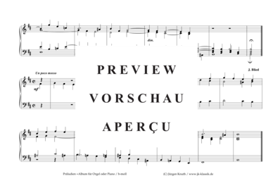 gallery: Präludien =Album für Orgel oder Piano , , (h-moll)