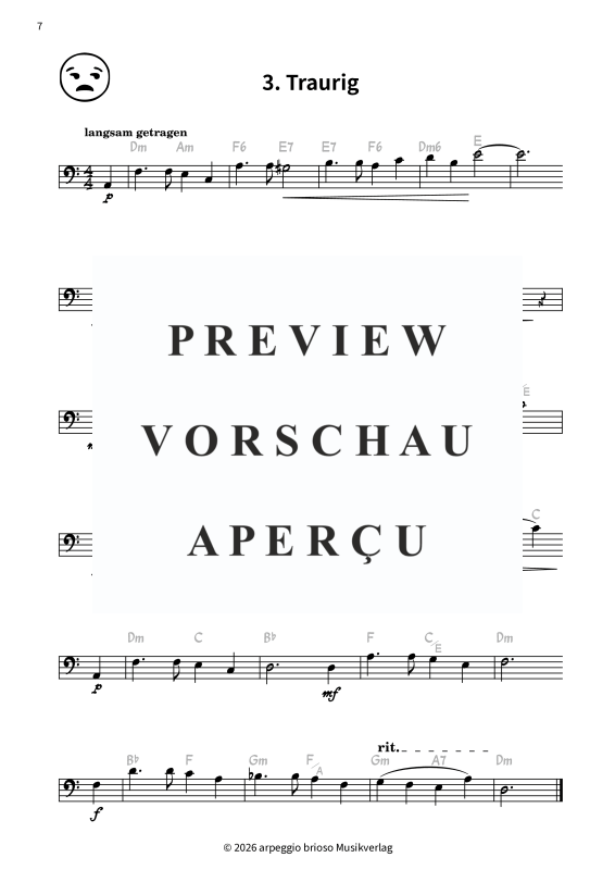 Product gallery: Page 9 of 11 Die Emoji-Suite - Smileys als Melodien für Tenorposaune, , Trombone Solo