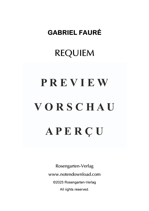Produktgalerie: Seite 2 von 11 Requiem complete (7 movements), Inagawa, Akiko, Klavier Solo