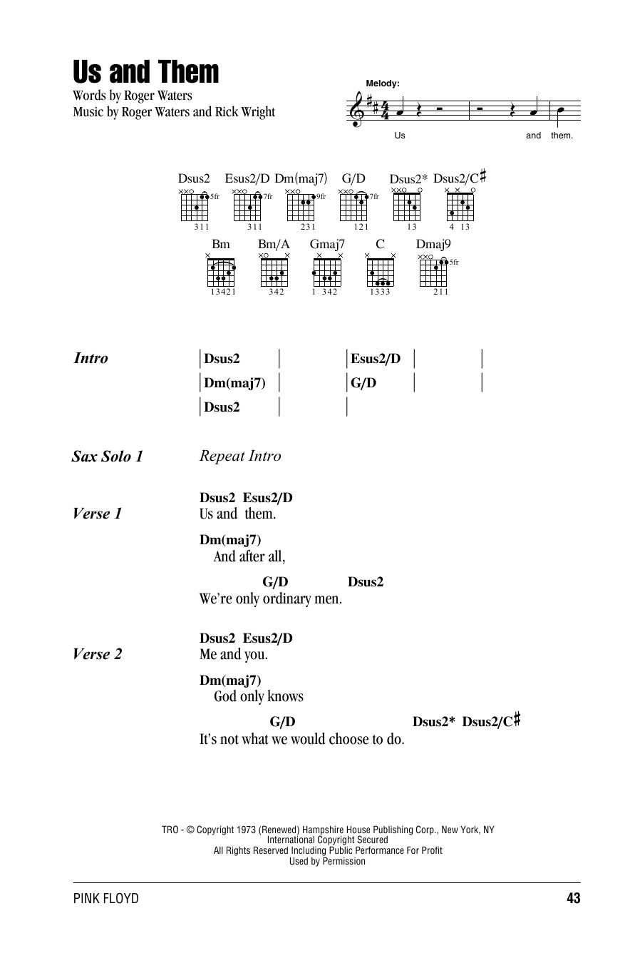 Produktbild zu: Us And Them