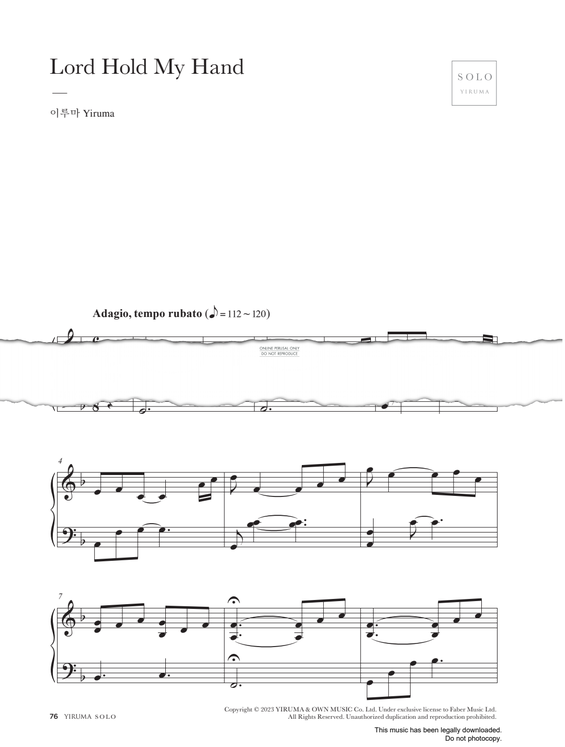 gallery: Lord Hold My Hand, Yiruma