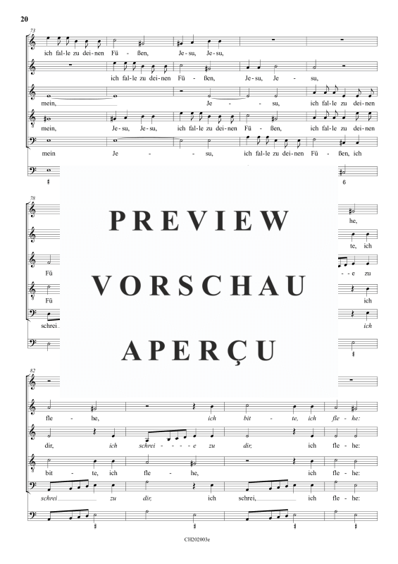 gallery: O Jesu, mein Erlöser / Herr, mein König und mein Gott, , (Gemischter Chor)