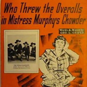 cover: Who Threw The Overalls In Mrs. Murphy's Chowder, George L. Giefer, Gesang, Gitarre, Klavier