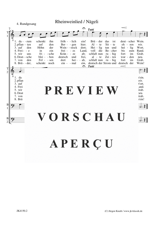 gallery: Rheinweinlied (Rundgesang), , Männerchor