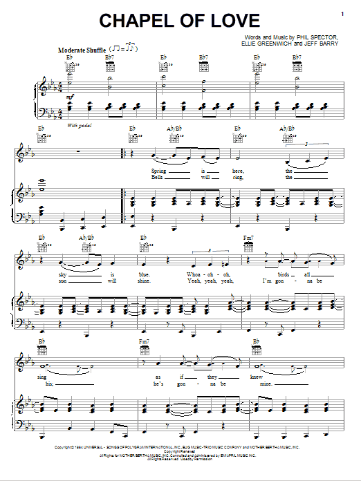 Produktgalerie: Seite 1 von 1 Chapel Of Love, Bette Midler, Gesang, Klavier