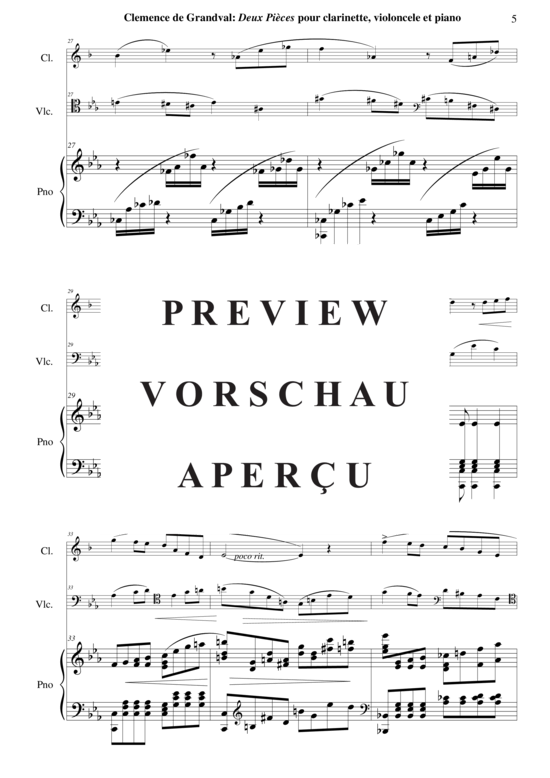 Product gallery: Page 6 of 31 Deux Pièces: Romance et Gavotte , , (2 parts + piano)