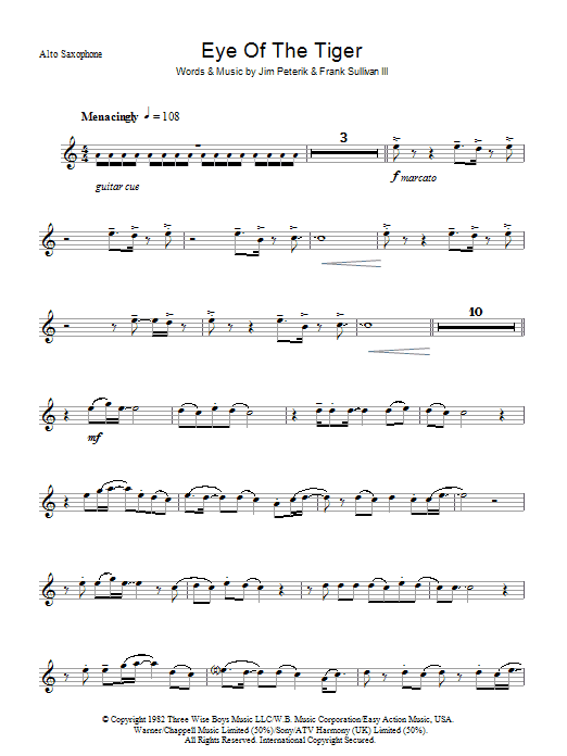Produktgalerie: Seite 1 von 1 Eye Of The Tiger, Survivor, Melodieinstrument