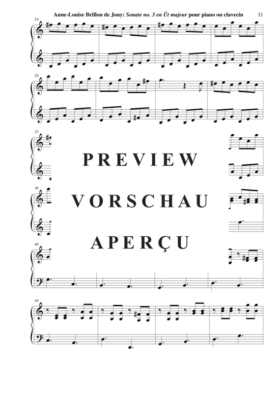 Product gallery: Page 12 of 16 Sonata no 3 in C major , Horvath, Nicolas, (Klavier/Cembalo Solo)