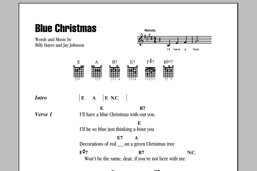 Produktbild zu:  Blue Christmas - Elvis Presley