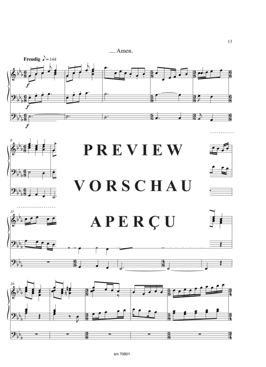 Product gallery: Page 14 of 16 Doxologie, 4 Sätze , , (Orgel Solo)