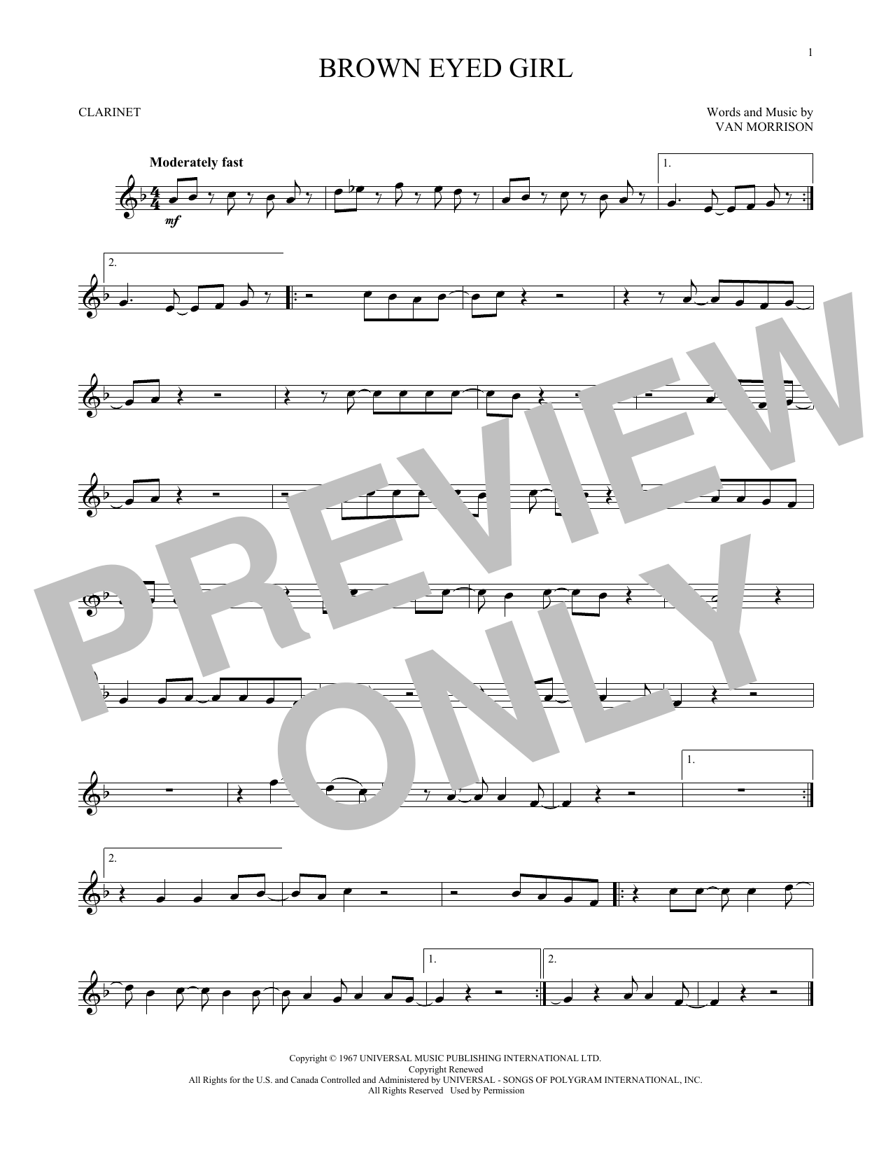 Product gallery: Page 1 of 1 Brown Eyed Girl, Van Morrison