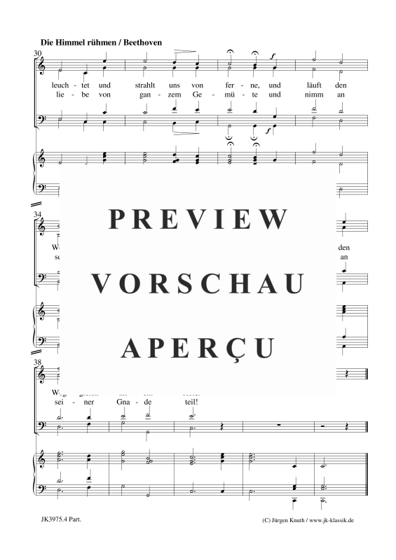 gallery: Die Himmel rühmen, , (Gemischter Chor und Orgel)
